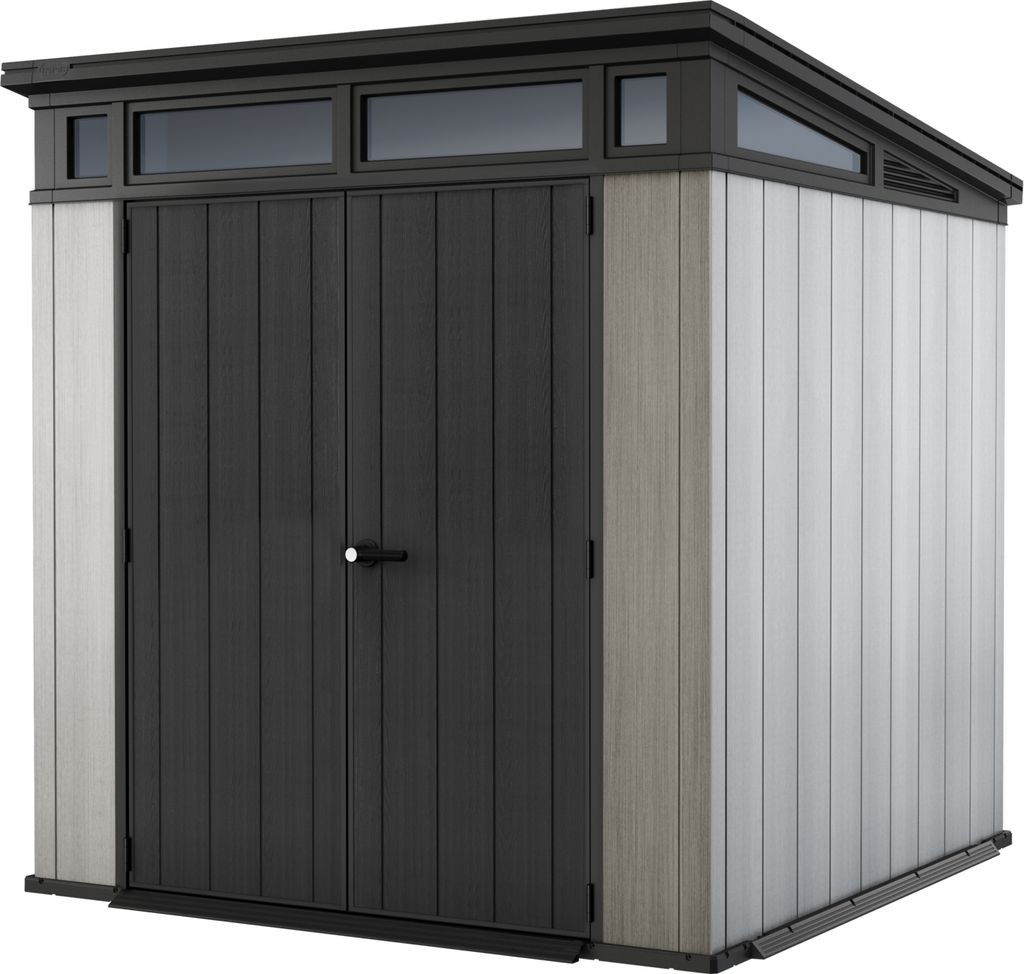 Keter Artisan 7x7 Gerätehaus - 214x218x226cm, 8,3 m³, grau, wetterfest