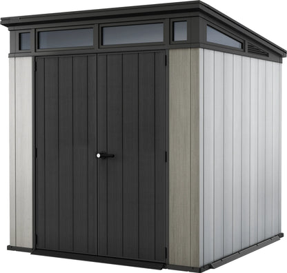 Keter Artisan 7x7 Gerätehaus - 214x218x226cm, 8,3 m³, grau, wetterfest