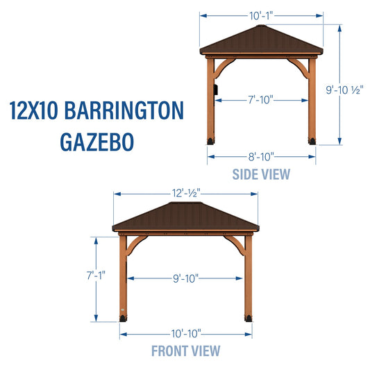 Backyard Discovery 12x10 Barrington Gazebo