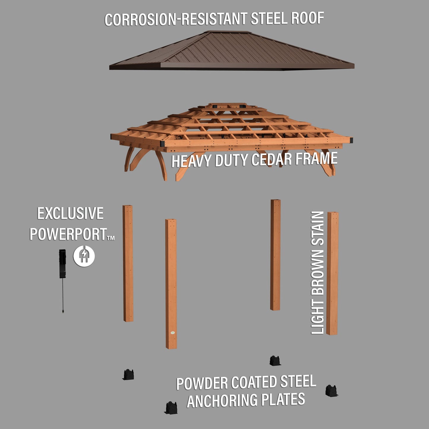 Backyard Discovery 12x10 Barrington Gazebo