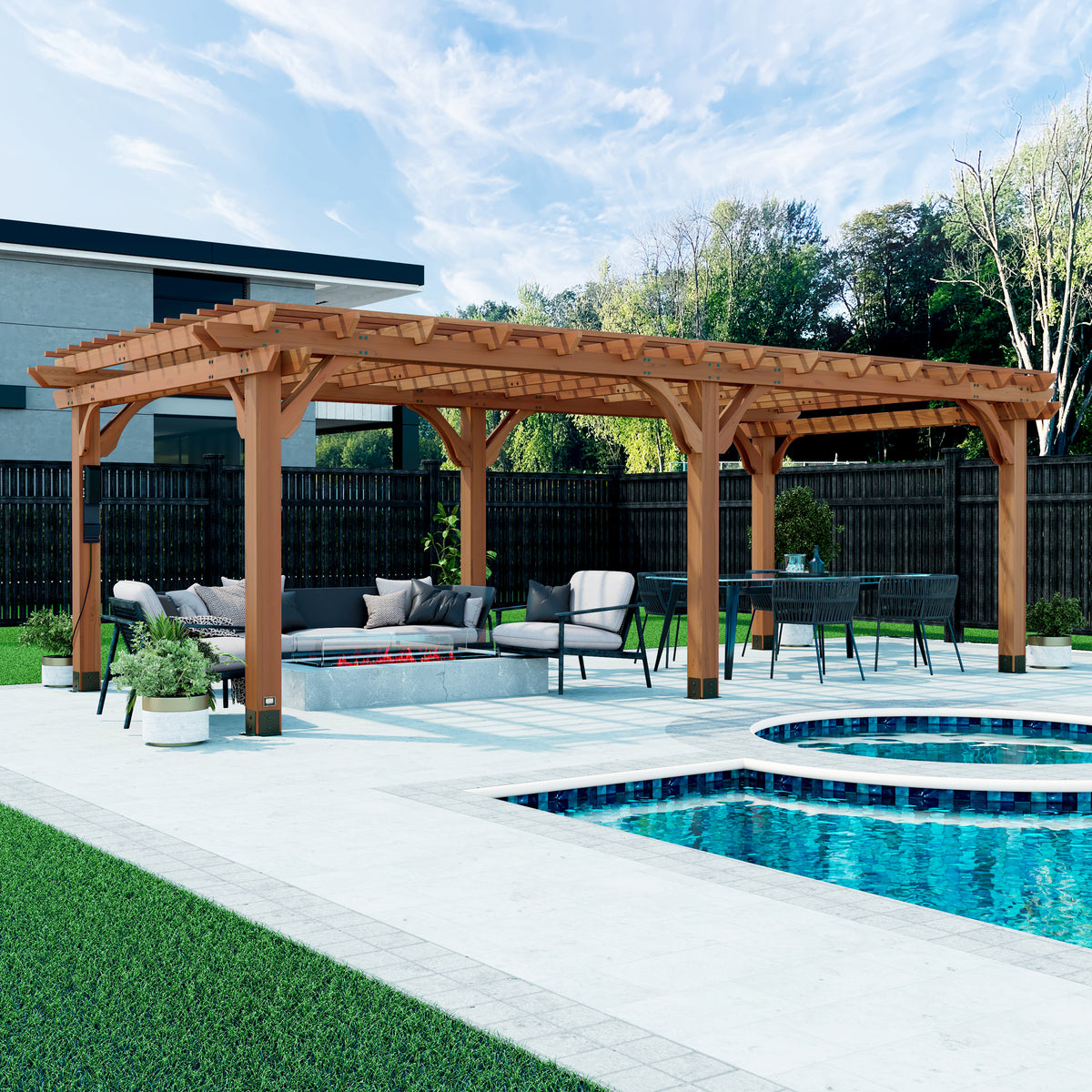 Suncast 24x12 Beaumont Pergola