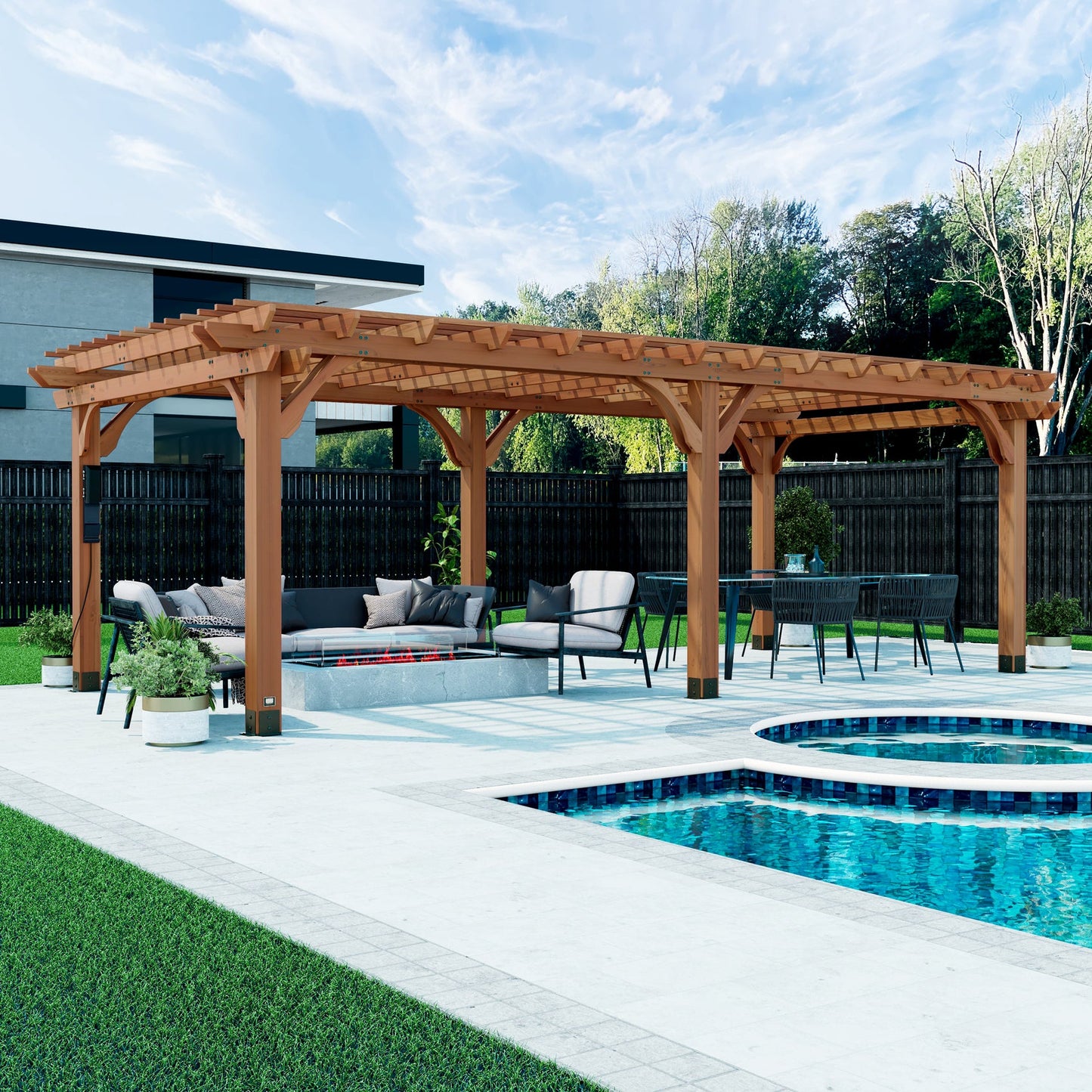 Suncast 24x12 Beaumont Pergola