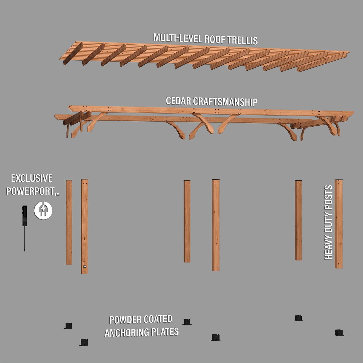 Suncast 24x12 Beaumont Pergola