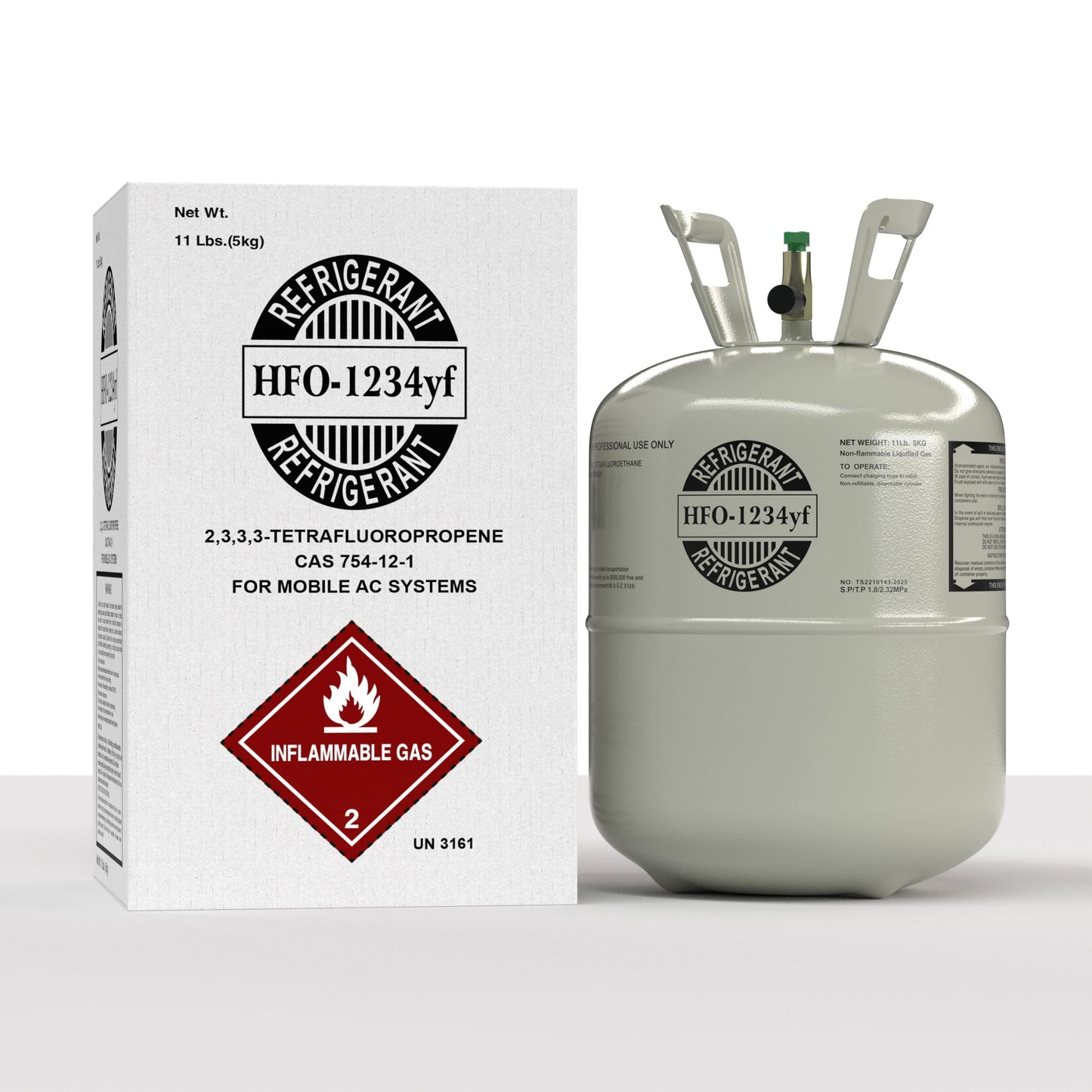 11Lb R1234YF Refrigerant Gas R-1234YF