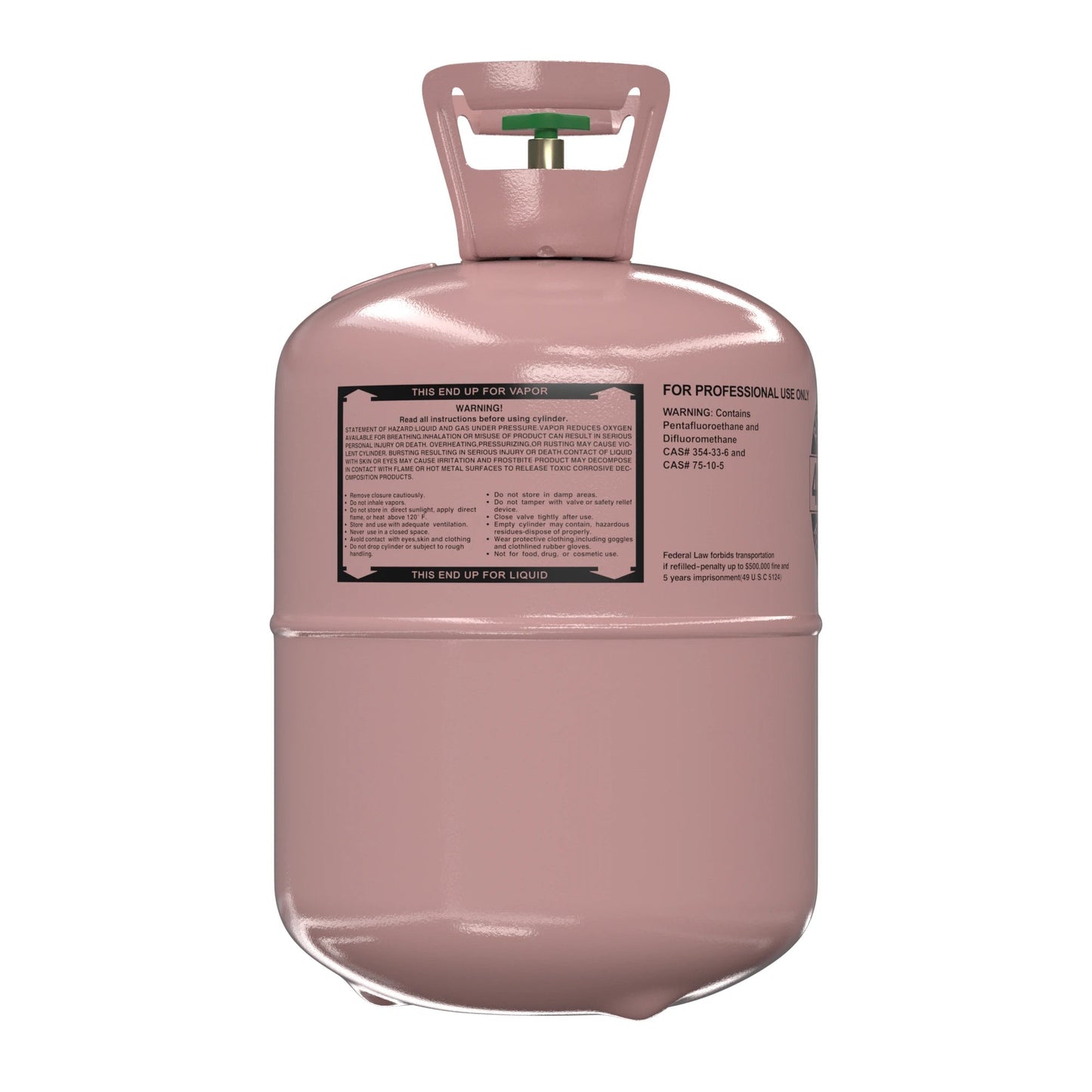 30Lb R134A Refrigerant Gas R-134A | (5 Cylinders / 150lb Total)