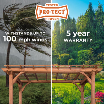 Suncast 24x12 Beaumont Pergola